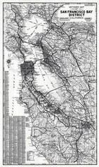 San Francisco Bay District 1980 to 1996 Eight Counties Mylar, San Francisco Bay District 1980 to 1996 Eight Counties